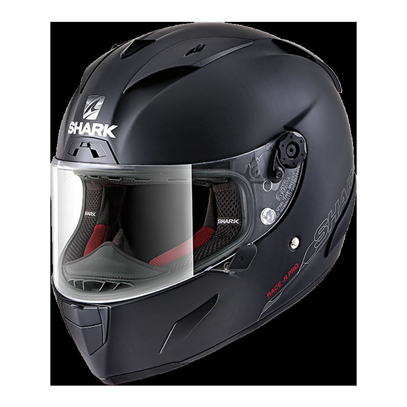 SHARK RACE-R PRO GP SPOILER RACING #1 Helmet MATTE BLACK